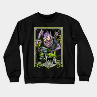 Frankenstein hot rod Crewneck Sweatshirt